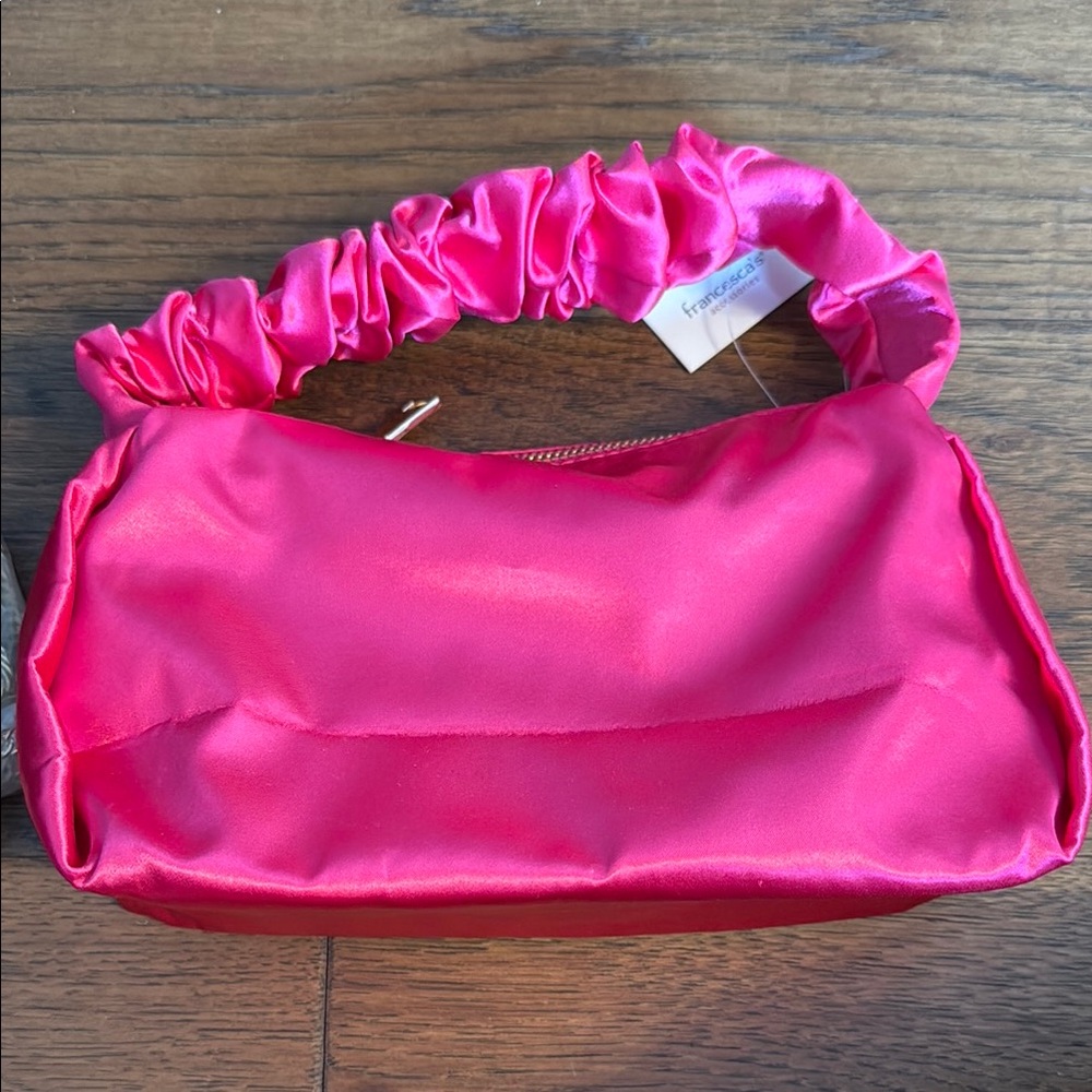 Francesca’s BNWT Fuchsia Satin Women's Bag
